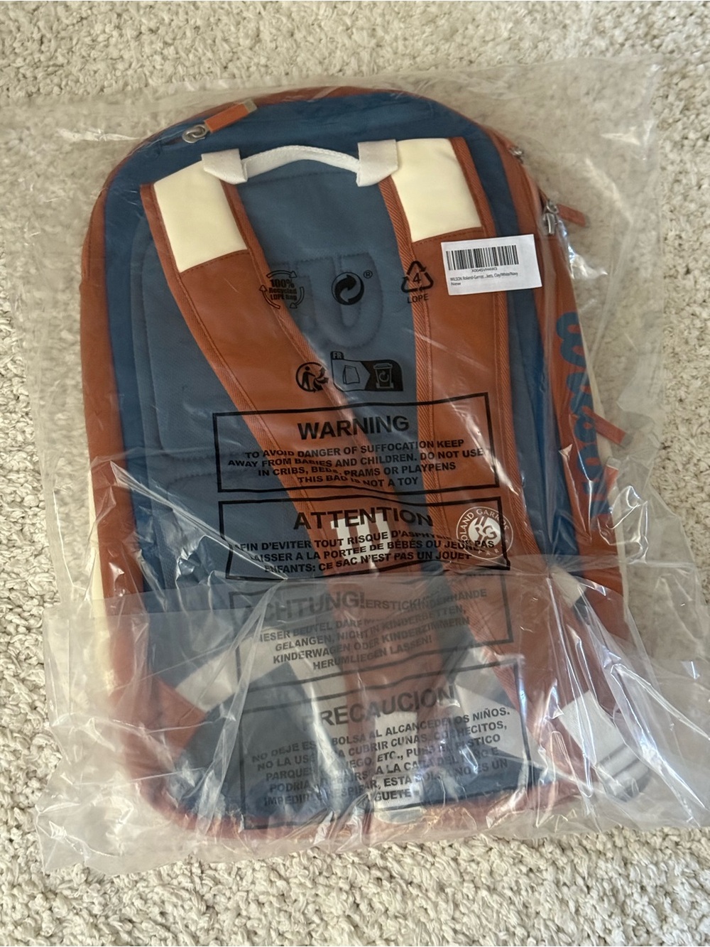 Wilson Roland Garros Tennis Backpack - Picture 2 of 3